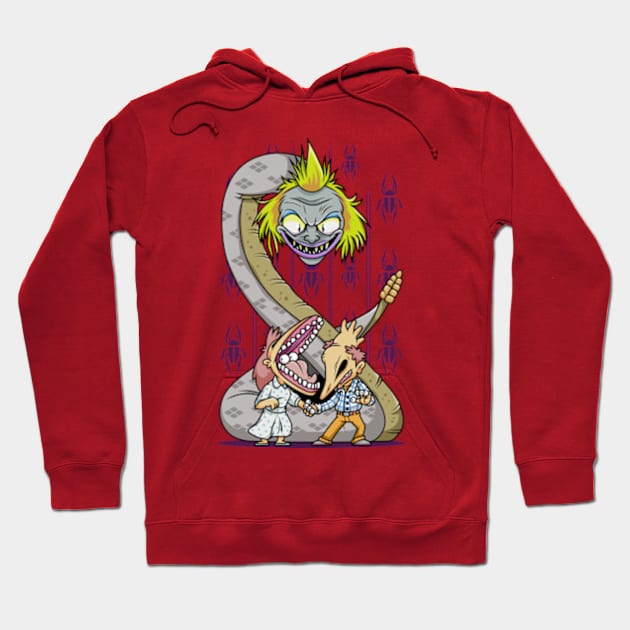 Beetlejuice Snake Hoodie by vilemedia